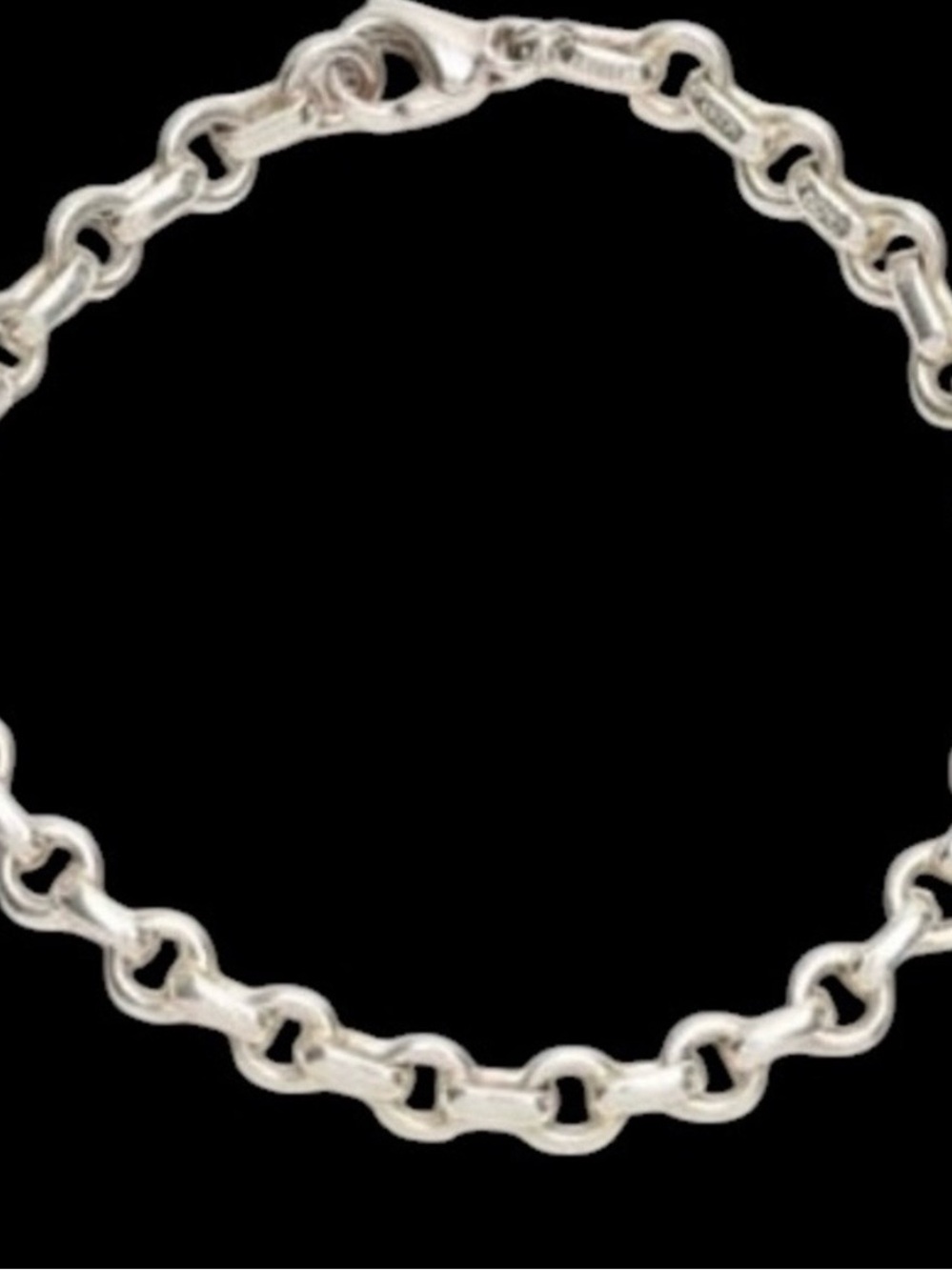 Tiffany & Co. Sterling Donut Link Bracelet - Silver